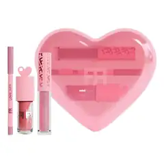 Kit gloss e lápis labial