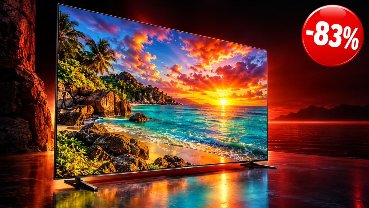Smart TV Samsung 65 polegadas com selo de 83% de desconto